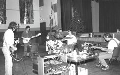 The Falcons recording Canadian Christmas at the Russian Community Centre, Vancouver BC